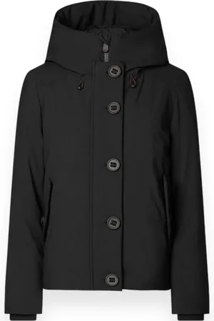 save the duck Jassen, Dames, Zwart, M, Polyester, Shanon Winterjas