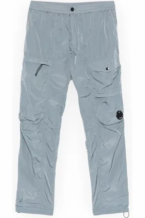 C.P. Company Broeken, Heren, Blauw, M, Cargo Lens Broek voor Mannen