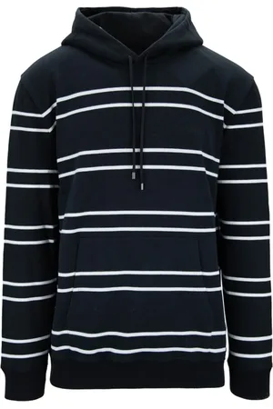 Saint Laurent Sweatshirts & Hoodies, Heren, Zwart, L, Katoen, Hooded katoenen sweatshirt met trekkoord
