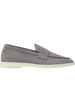 Scarosso Schoenen, Dames, Grijs, 37 EU, Suède, Luciana Loafers