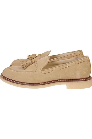 ELEVENTY Schoenen, Heren, , 45 EU, Leer, Leren Loafer met Kwastjes