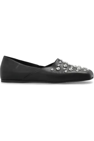 vic matiè Schoenen, Dames, Zwart, 40 EU, Leer, Leren laarzen met studs