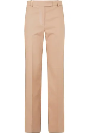 ELEVENTY Broeken, Dames, , S, Katoen, Rechte Pijp Katoen Lyocell Broek