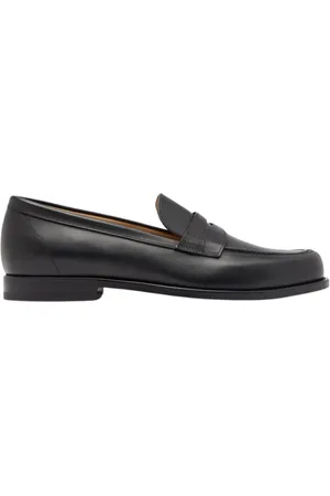 Scarosso Schoenen, Heren, Zwart, 40 EU, Leer, Klassieke Penny Loafers