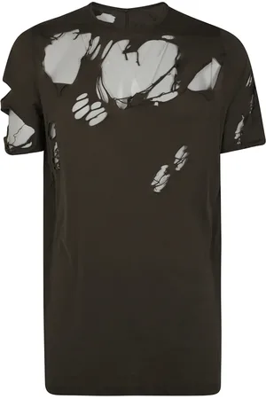Rick Owens Tops, Heren, Bruin, M, Level T-shirt in verschillende kleuren