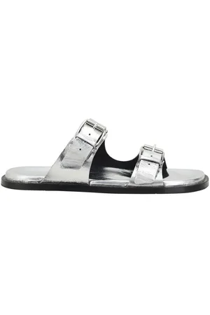 Pierre Hardy Schoenen, Dames, Grijs, 39 EU, Verstelbare gespsandalen