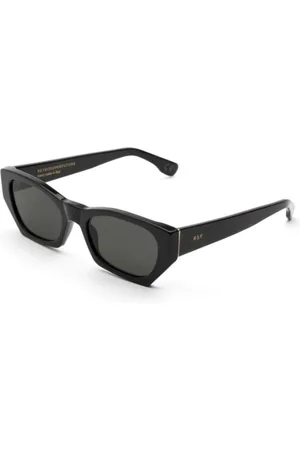 Retrosuperfuture Accessoires, unisex, Zwart, ONE Size, Zwarte Amata Zonnebril