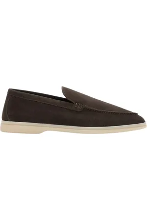 Scarosso Schoenen, Heren, Bruin, 43 1/2 EU, Suède, Ludovico Loafers