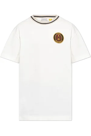 Moncler Tops, unisex, , M, Katoen, T-shirt met korte mouwen