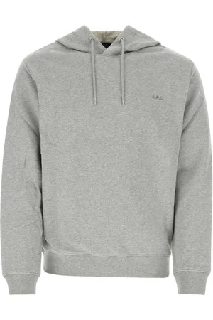 A.P.C. Sweatshirts & Hoodies, Heren, Grijs, M, Katoen, Grijze Katoenen Sweatshirt