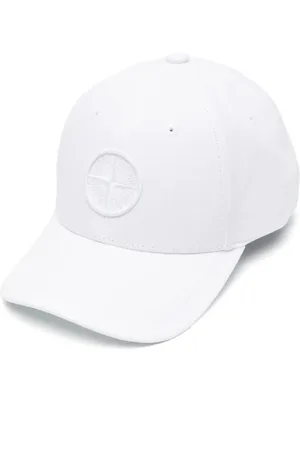 Stone Island Accessoires, Heren, Wit, ONE Size, Stijlvolle Hoed voor Mannen en Vrouwen