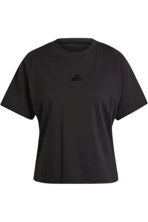 adidas Tops, Dames, Zwart, S, Katoen, Z.n.e. Tee