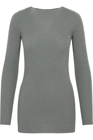 Rick Owens Truien, Dames, Groen, S, Kasjmier, Groene Kasjmier Trui