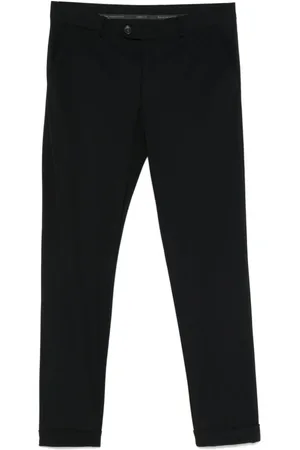 RRD Broeken, Heren, Zwart, XL, Zwarte zwarte broek met knoopsluiting aan de voorkant