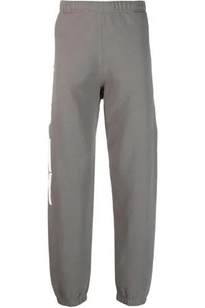 Heron Preston Broeken, Heren, Grijs, M, Katoen, Casual Grijze Katoenen Joggingbroek