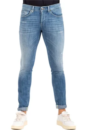 Dondup Jeans, Heren, Blauw, W36, Katoen, George Slim-fit Jeans