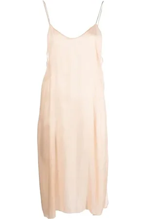 FORTE FORTE Kleedjes, Dames, , L, Zijden Slip Dress