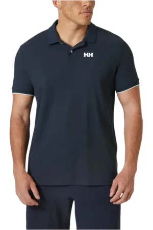 Helly Hansen Tops, Heren, Blauw, XL, Navy Polo Ocean Stijl
