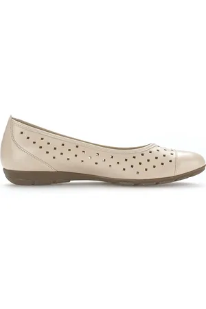 Gabor Schoenen, Dames, , 36 EU, Leer, Comfortabele Ballerina Schoenen