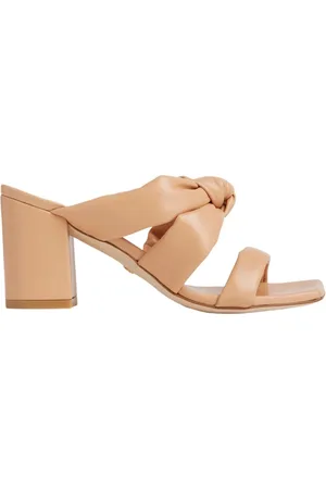 Stuart Weitzman Schoenen, Dames, , 38 EU, Leer, Knot Block Slide
