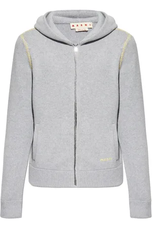Marni Truien, Heren, Grijs, L, Wol, Wollen Cardigan