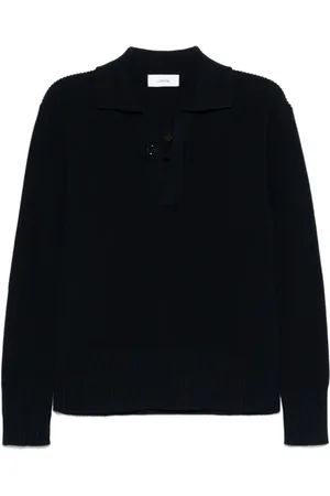 LARDINI Truien, Heren, Zwart, S, Zwarte Sweater Collectie