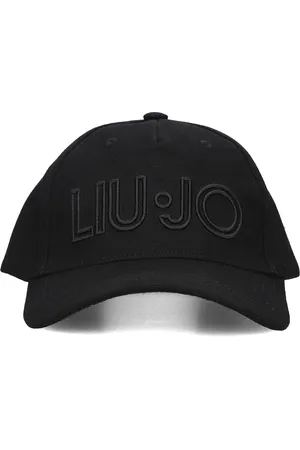 Liu Jo Accessoires, Dames, Zwart, ONE Size, Logo Hoed voor Stijlvolle Vrouwen