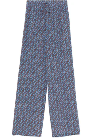 ERMANNO SCERVINO Broeken, Dames, Veelkleurig, S, Katoen, Wijde Broek