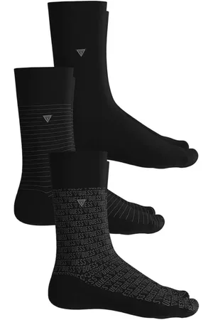 Guess Ondergoed, Heren, Zwart, M, Katoen, Logo Sokken