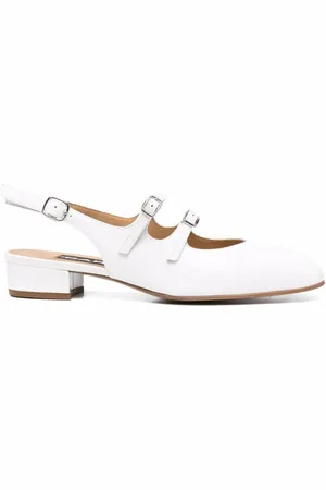 Carel Schoenen, Dames, Wit, 40 EU, Leer, Mary Jane Peche Pumps