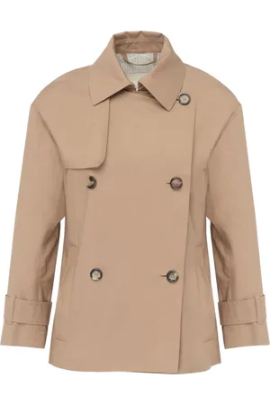 Max Mara Jassen, Dames, Bruin, XS, Stijlvolle Zeno Jurk