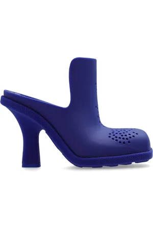 Burberry Schoenen, Dames, Blauw, 37 EU, Rubber Mules