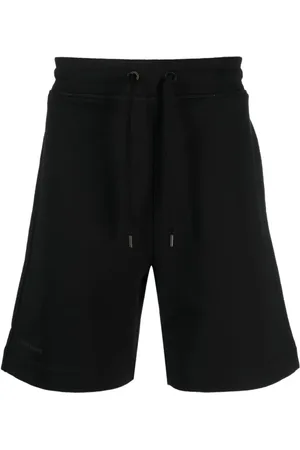 Canada Goose Korte broeken, Heren, Zwart, XL, Katoen, Zwarte Katoenen Huron Bermuda Shorts