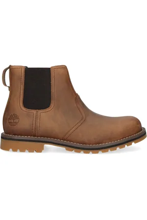Timberland Schoenen, Heren, Bruin, 43 EU, Leer, Larchmont Chelsea Boot
