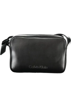 Calvin Klein Tassen, Dames, Zwart, ONE Size, Polyester, Zwarte dames crossbody tas met verstelbare band