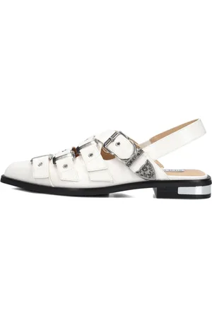 Steve Madden Schoenen, Dames, Wit, 39 EU, Leer, Slingback Sandalen