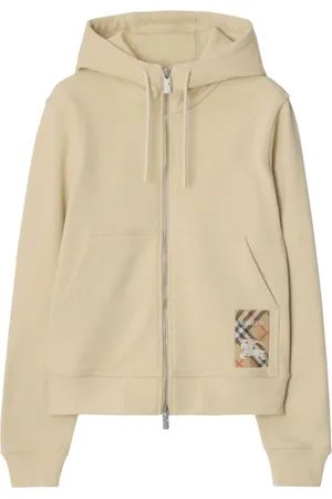 Burberry Sweatshirts & Hoodies, Dames, , XS, Katoen, Logo Pocket Zip Hoodie