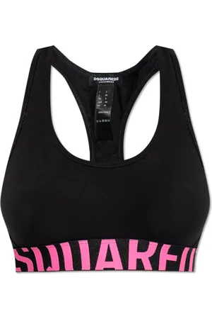 Dsquared2 Sport, Dames, Zwart, 2Xl, Logo Bra