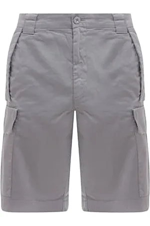 C.P. Company Korte broeken, Heren, Grijs, S, Katoen, Stijlvolle Bermuda Shorts