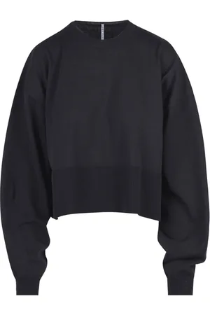 LIVIANA CONTI Blouses & Shirts, Dames, Blauw, L, Katoen, Katoenen trui met ronde hals