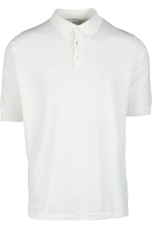 ELEVENTY Tops, Heren, Wit, XL, Katoen, Polo Shirt