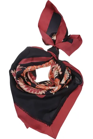 Etro Accessoires, Dames, Veelkleurig, ONE Size, Zijden Sjaal met Patroon