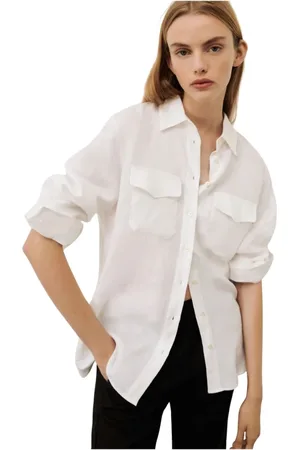 MARELLA Blouses & Shirts, Dames, Wit, M, Katoen, Sport Blouse