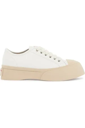 Marni Schoenen, Dames, Wit, 39 EU, Leer, Leren Pablo Sneakers