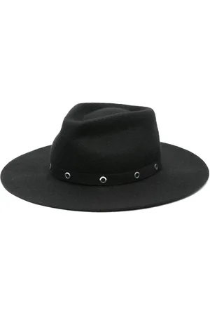 Dondup Accessoires, Dames, Zwart, ONE Size, Hoed met Studs