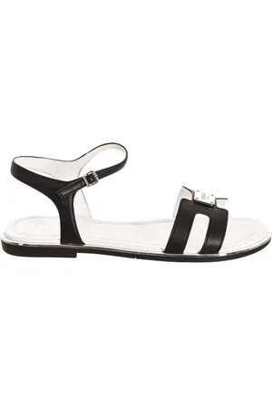 Liu Jo Schoenen, Dames, Zwart, 35 EU, Original Sandalen met Ronde Neus