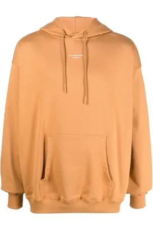 Drôle de Monsieur Sweatshirts & Hoodies, Heren, Oranje, L, Katoen, Pocket Hoodie