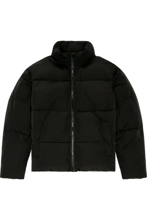 Diesel Jassen, Heren, Zwart, XL, Nylon, Gewatteerd, Opvouwbaar Jack