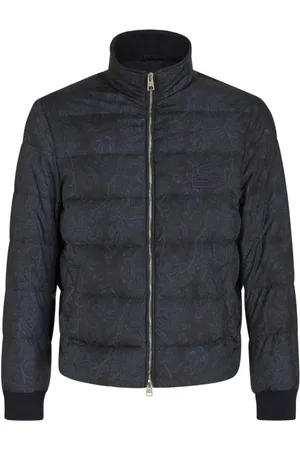 Etro Jassen, Heren, Blauw, M, Blauwe Paisley Donsjas