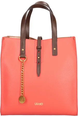 Liu Jo Tassen, Dames, Roze, ONE Size, Leer, Elegante schoudertas met gouden details